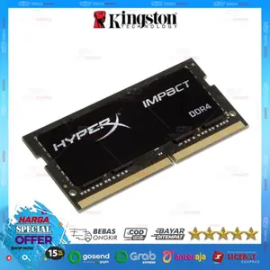 16GB RAM Kingston Memory Fury Impact Sodimm DDR4 PC25600 3200Mhz