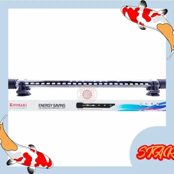 aquarium aquascape lampu led celup kiyosaki 1 m T4 led 1000 expedisi 0