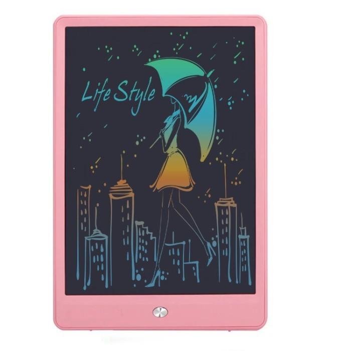 Color 10 & 15 inch LCD smart writing & drawing electronic blackboard for children / adults