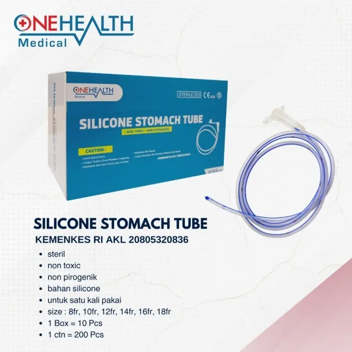 Gambar Onehealth Silicone Stomach Tube (NGT Nasogastric Tube) Selang Makan - Satuan/Pcs - SIZE 8 FR dari Onehealth Indonesia Kab. Tangerang 5 Tokopedia