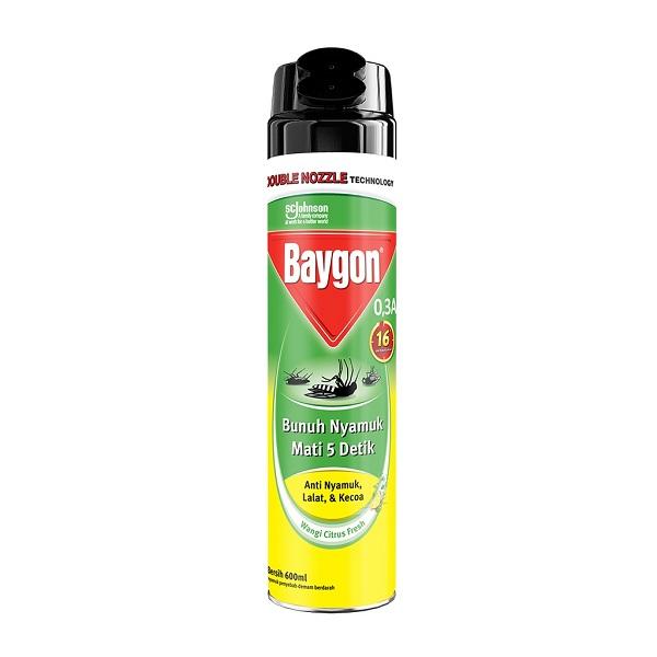Baygon Fresh Scent Aerosol 600 Ml