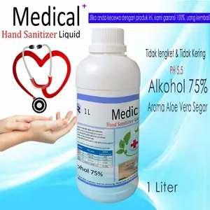 Hand sanitizer 1 Liter cair dan gel antiseptik alkohol 70% N217