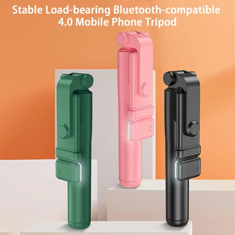 Tripod HP Tongsis R1S Dengan Lampu LED Flash Free Reemote Bluetooth AH086 2