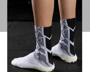 KK262 Kaos Kaki Futsal Sepak Bola Sebetis Anti Slip Football Art Sports Men Socks