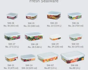 BIGTON Lion Star Fresh Sealware Kotak Makan Plastik / Kotak Sambal / Kotak Perbumbuan / Kotak Sayur / Kotak Daging / Wadah Makanan Frezer Serbaguna Tebal PP5 BPA Free Food Grade