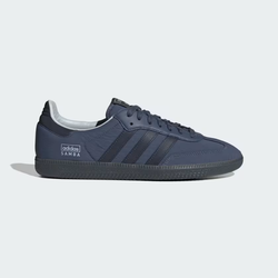 adidas gazelle silver green womens adidas Samba ADV Shoes - Unisex - Blue Bird / Cloud White / Gold main image 0