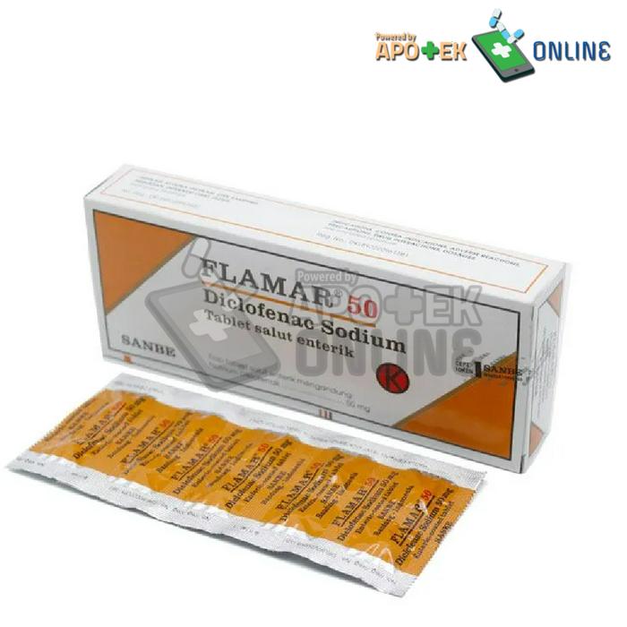 FLAMAR 50MG ECT 1 STRIP 10 TABLET