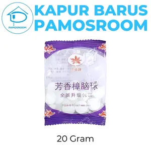 Pamosroom Kamper Kapur Barus Kamper Lemari Pakaian Kapur Barus Pengusir Serangga Pengharum Sepatu20g