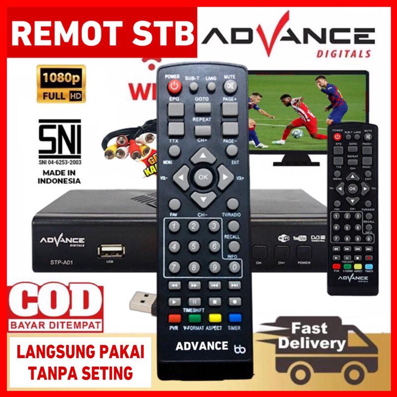 Remot STB ADVANCE langsung pakai tanpa seting - Shop | Tokopedia