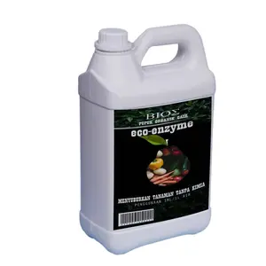 Ecoenzyme 1 Liter & 5 Liter TN1263 untuk Fermentasi Buah Segar Selama 3 Bulan dengan Mikroba & Enzim Berkualitas