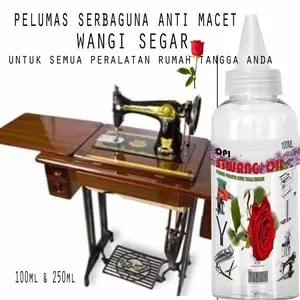 Gemuk mesin jahit dan perkakas rumah tangga siwangi oil 100ml & 250ml RF51
