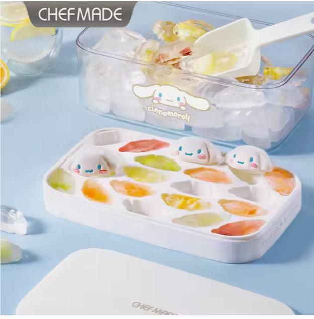 Gambar Chefmade CL5042 - Cinnamoroll Ice Cube Tray with Lid and Bin / Kotak Penyimpanan Es Batu dari Trinity Kitchen Kota Administrasi Jakarta Barat Tokopedia