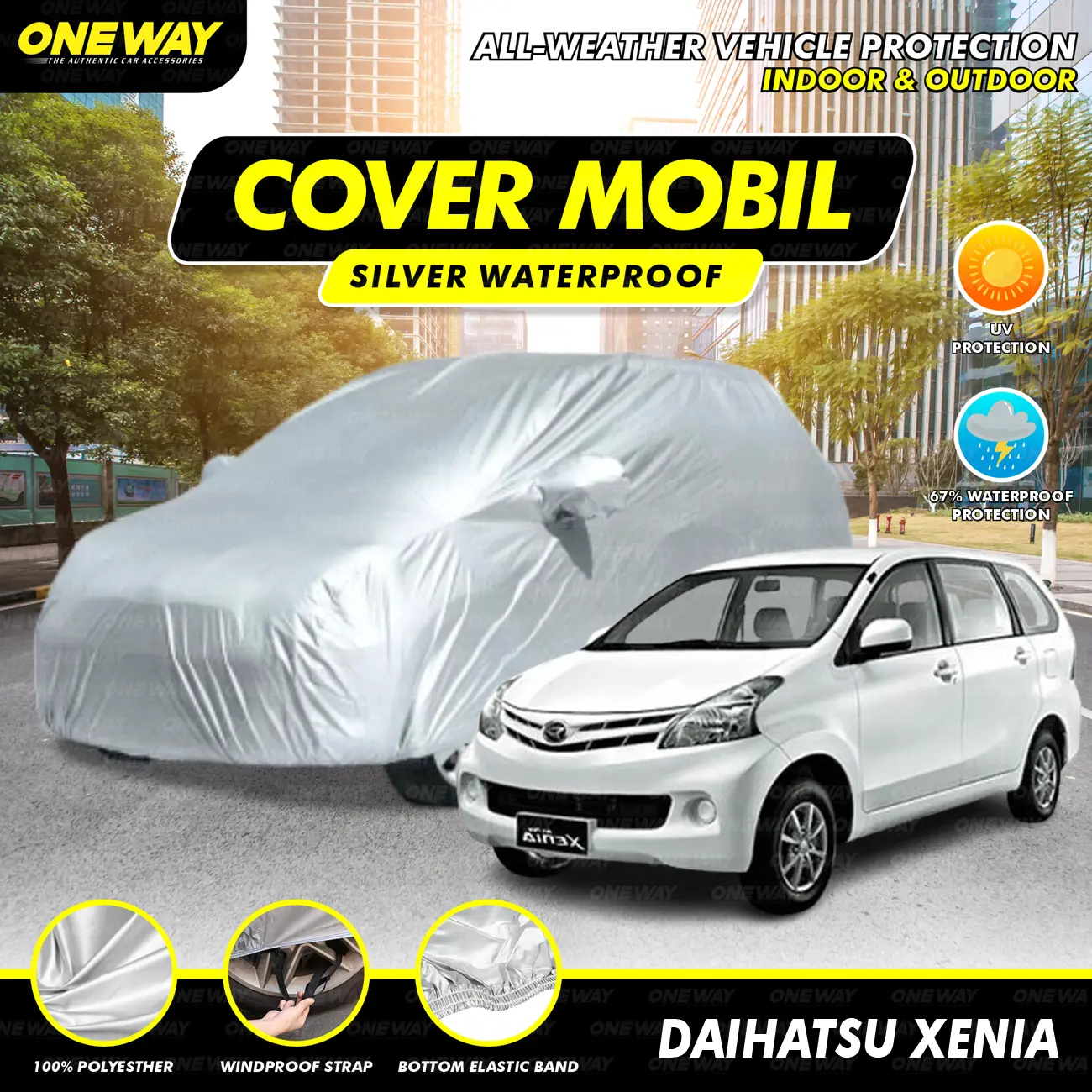Body Cover / Sarung Mobil All New Xenia Polyesther Waterproof