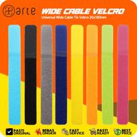 Gambar Arte Wide Cable Tie Velcro 20x180mm (minimum pembelian 5pcs) Perapih Kabel Ties Universal Cable Tie Perapih Velcro Strap Binder Tali Pengikat Penjepit Kabel Organizer Penggulung Earphone Wrap - Black dari Patchworks-OfficialStore Kota Administrasi Jakarta Utara 1 Tokopedia