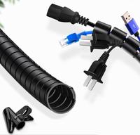 Gambar Arte Universal Big Spiral Cable Management Adjustable 28mm 2m / 5m with Fastener Clip Zipper Organizer Tube Strap Binder Tali pengikat Perapih penjepit kabel organizer - 5m dari Patchworks-OfficialStore Kota Administrasi Jakarta Utara 3 Tokopedia