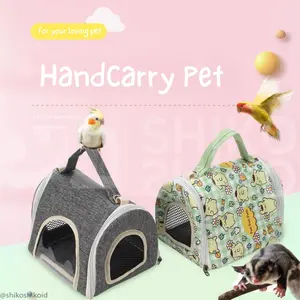 BPSptr Tas Peliharaan Carry Bag Pattern MyMelodi Pompompurin Bag Pet Hewan Kecil Hamster Kelinci Sugar Glider Marmut Landak Kucing Burung Beo