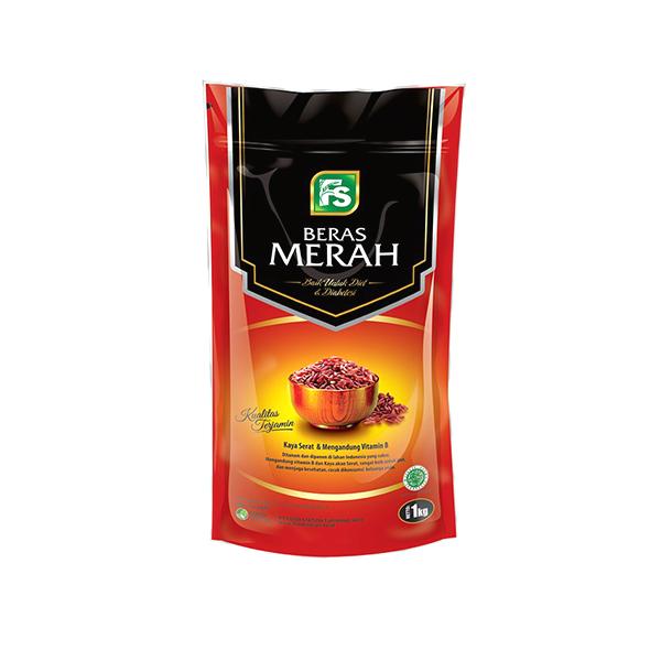 Gambar FOOD STATION BERAS MERAH 1 KG dari Hypermart Depok Kota Depok Tokopedia