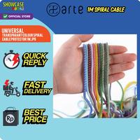 Gambar Arte Transparant Colour Spiral Cable Protector 1m Pelindung Kabel Charger Spiral Transparant Warna Warni Pelindung Kabel Charger Spiral Perapih Kabel Unversal Cable Organizer Cable Saver Cable Bite - WhiteWaterBlue dari ShowcaseFever Kota Administrasi Jakarta Utara 1 Tokopedia