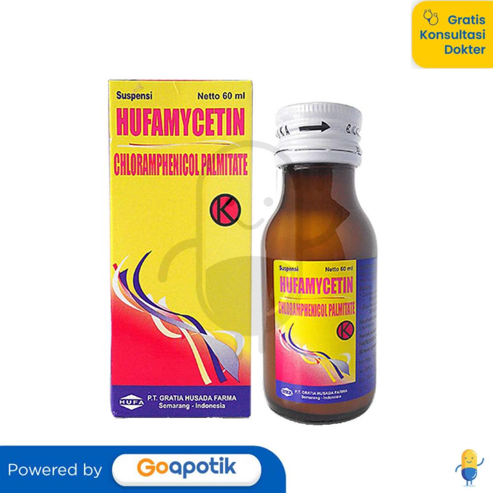 HUFAMYCETIN 125 MG/5 ML SYRUP 60 ML