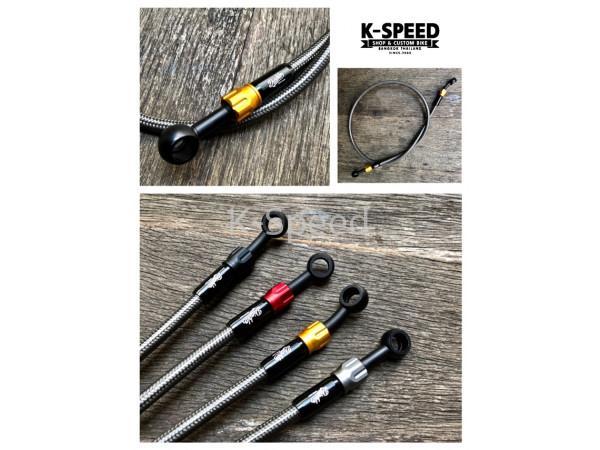 Gambar Kabel Rem Braid 36inch Diabolus by K-Speed Thailand PP005-GLD dari Webike Indonesia Kota Administrasi Jakarta Selatan Tokopedia