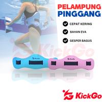 Gambar Kickgo Pelampung Sabuk Pinggang Renang Dewasa Anak Swimming Floating Belt Training Float EVA Bahan Eva - Pelampung BIRU Dewasa dari KickGoOfficialStore Kab. Tangerang 1 Tokopedia