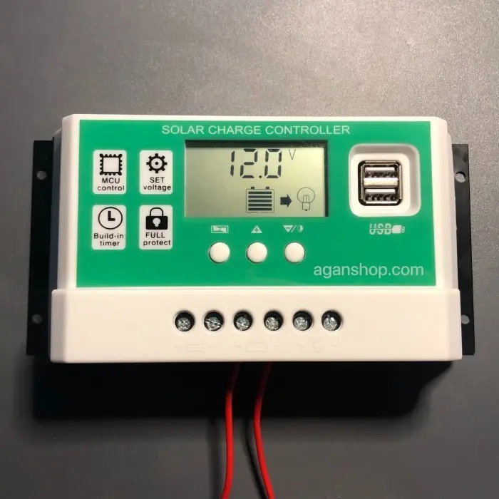 Solar Charger Controller Lithium 40A 50A 60A Panel Surya 12V 24V - 60A