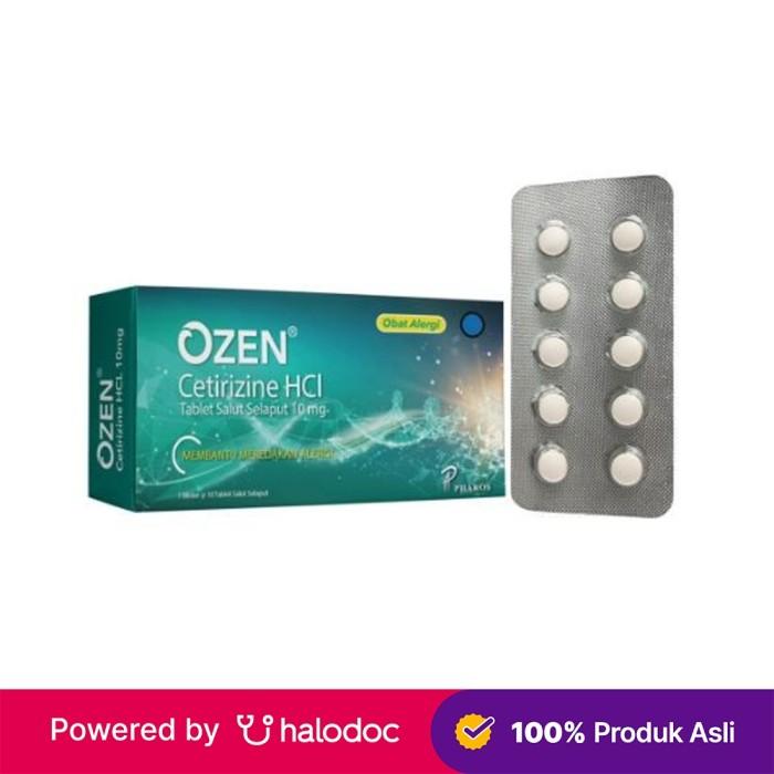 Ozen 10 mg 10 Tablet - Obat Alergi - Halodoc