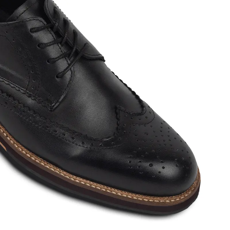 Blake Brogues Black - Nappa Milano - Sepatu Pantofel Pria 4