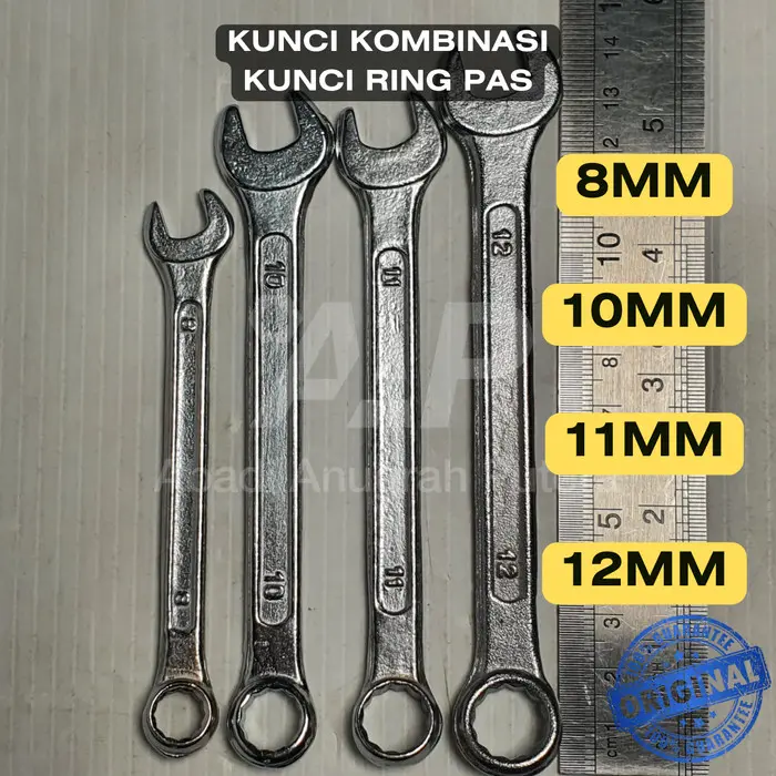 Kunci Kombinasi Ring Pas 8 10 11 12 mm