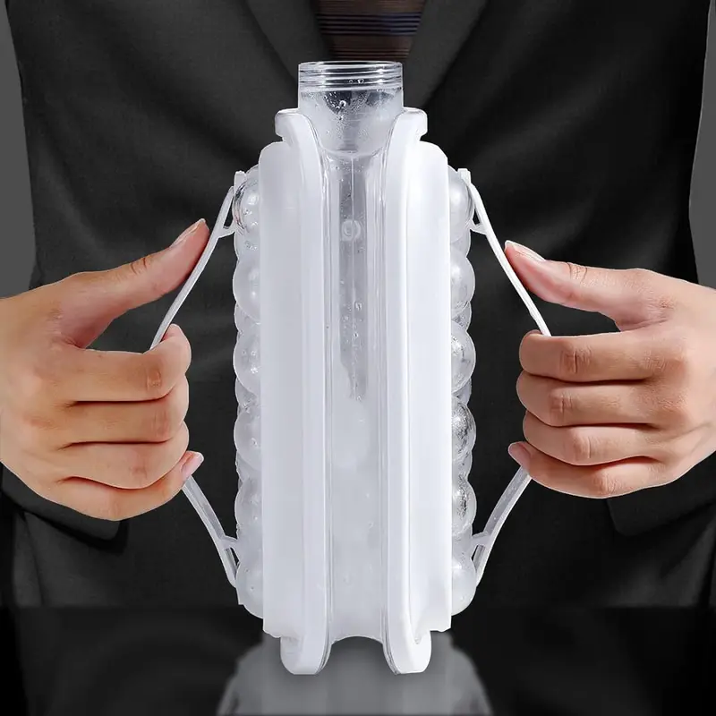 Botol Cetakan Pencetak Es Batu Bulat 12 Grid Ice Cube Mold Berkualitas 5