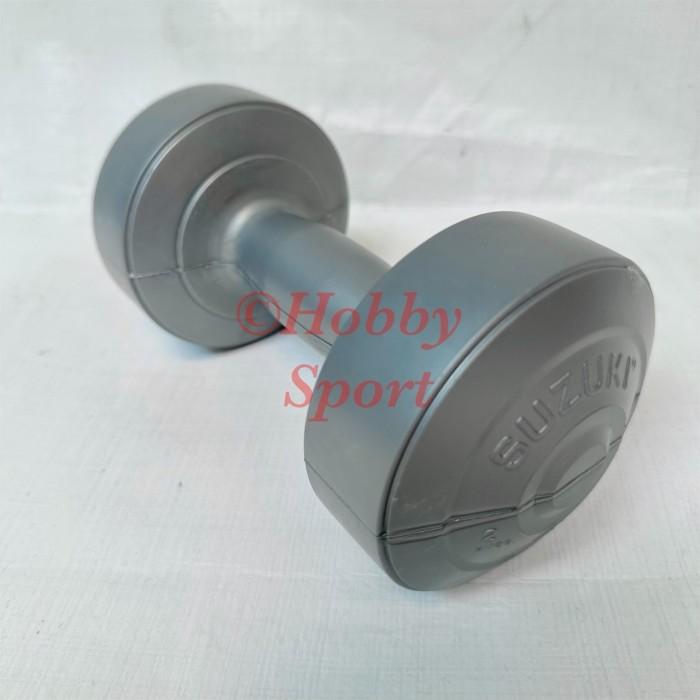 NEW DUMBEL PLASTIK 2 KG DUMBELL SUZUKI BARBEL 2KG FITNESS GYM DAMBEL MURAH KODE 549 2