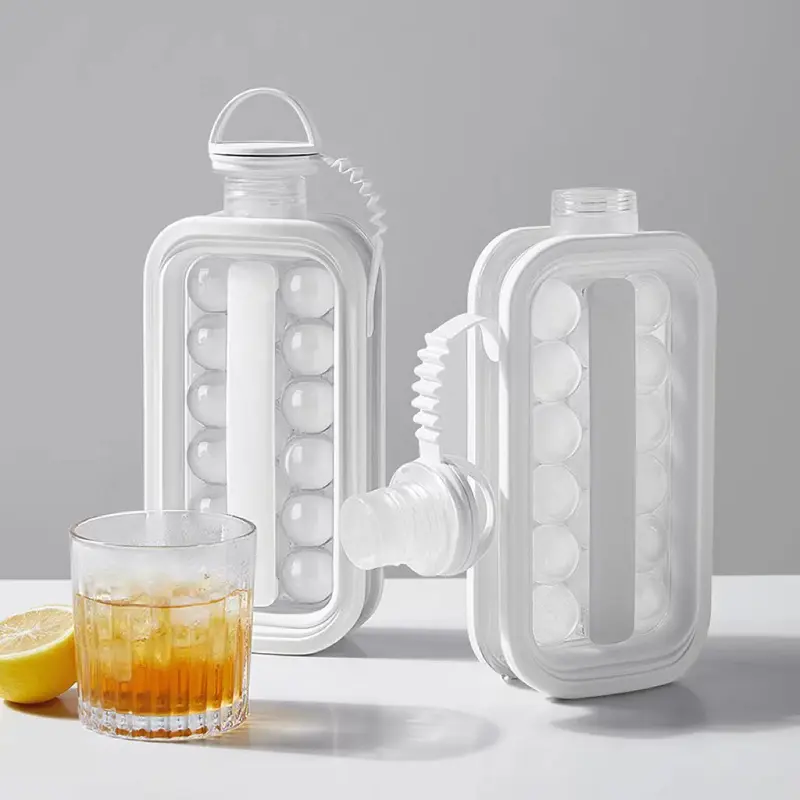 Botol Cetakan Pencetak Es Batu Bulat 12 Grid Ice Cube Mold Berkualitas 3