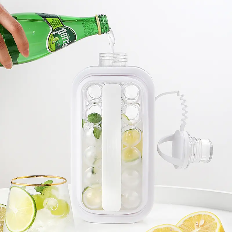 Botol Cetakan Pencetak Es Batu Bulat 12 Grid Ice Cube Mold Berkualitas 8