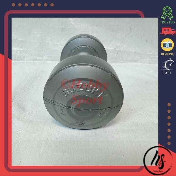NEW DUMBEL PLASTIK 2 KG DUMBELL SUZUKI BARBEL 2KG FITNESS GYM DAMBEL MURAH KODE 549 0