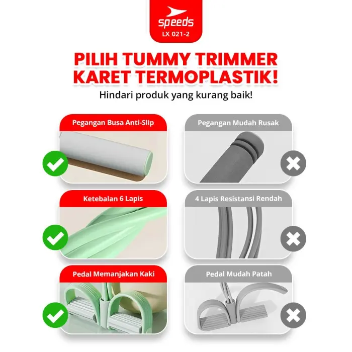 STOK TERBATAS SPEEDS PULL REDUCER ALAT GYM FITNESS OLAHRAGA BODY TUMMY TRIMMER 021-2 KODE 335 2