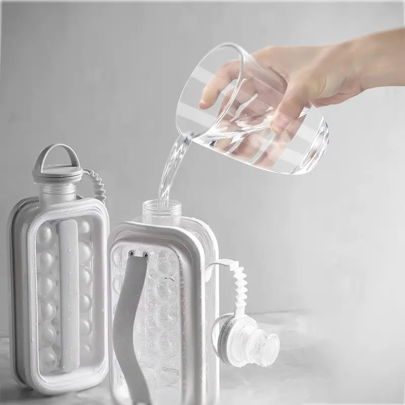 Botol Cetakan Pencetak Es Batu Bulat 12 Grid Ice Cube Mold Berkualitas 1