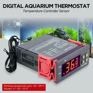 Aquarium Digital Thermostat Temperature Controller Sensor - STC-1000