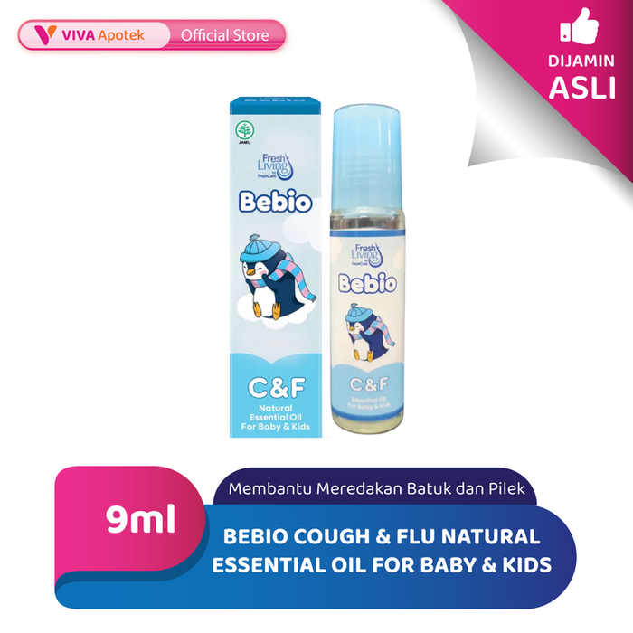 Gambar Bebio Cough & Flu Natural Essential Oil for Baby & Kids Roll On Botol 9 ml dari VIVA APOTEK Kota Administrasi Jakarta Timur Tokopedia