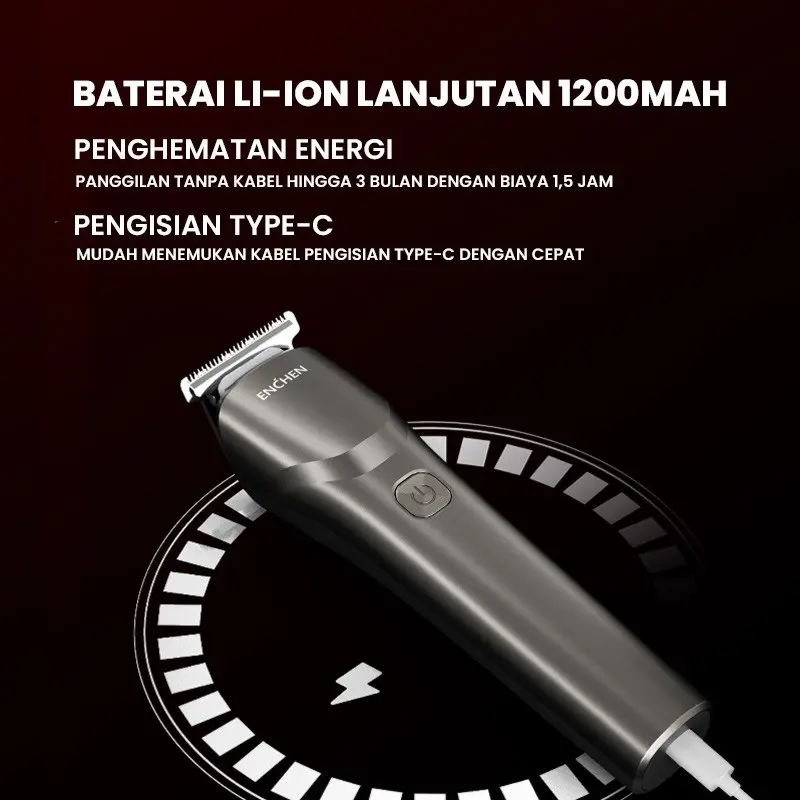 ENCHEN Beardo 2 Hair Clipper Trimmer Alat Cukur Rambut Elektrik 3