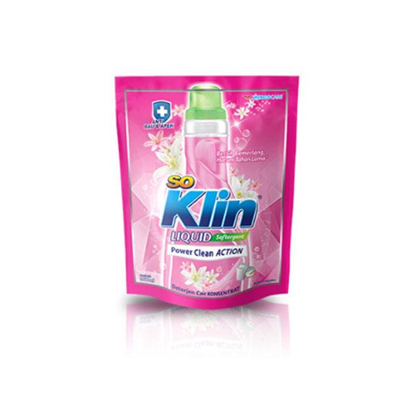 SOKLIN LIQUID DETERJEN SOFTERGENT POUCH 1.6 LITER