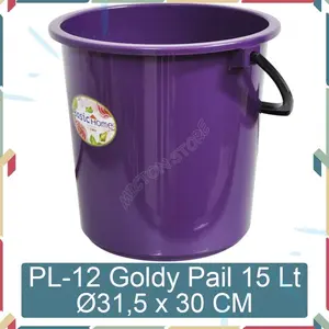 BIGTON Lion Star Basic Home PL-12 Goldy Pail 15 Liter Ember Plastik 1
