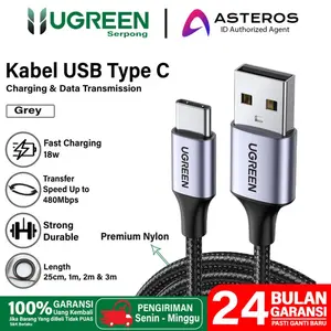 UGREEN Kabel Charger USB A to Type C Fast Charging QC 3.0 5V/3A
