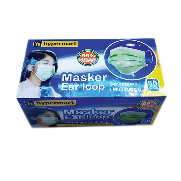 HPM MASKER MUKA HIJAU BOX 50S