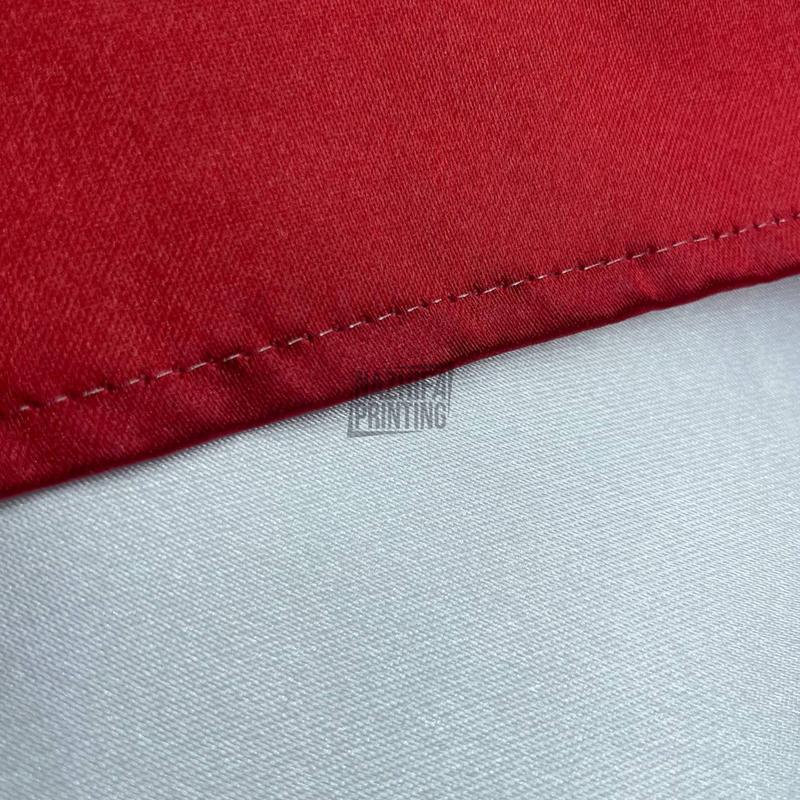 Nazhifa Printing - Bendera Merah Putih 80 x 120 cm, Bendera Indonesia ( Bahan Satin England, Ukuran Standar, Bendera Lapangan, Bendera Upacara, Bendera 17 agustus ) 5