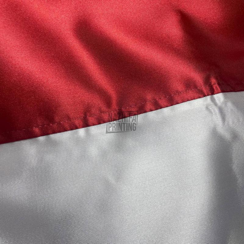 Nazhifa Printing - Bendera Merah Putih 80 x 120 cm, Bendera Indonesia ( Bahan Satin England, Ukuran Standar, Bendera Lapangan, Bendera Upacara, Bendera 17 agustus ) 2