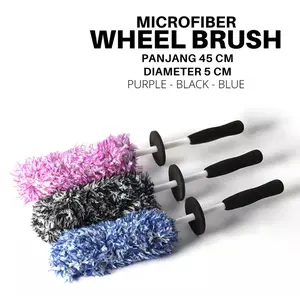 Microfiber Wheel Brush sikat detailing pembersih Velg Ban Roda Mobil
