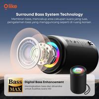 Gambar OLIKE Speaker Wireless SF9 Portable HiFi Sound Stereo LED Light | IPX4 dari Starcomp Purwokerto Kab. Banyumas 4 Tokopedia