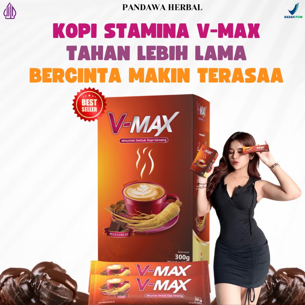 V-MAX Minuman Penambah Gairah Seksual Wanita Meningkatkan Stamina Bercinta Rasa Coklat Original BPOM