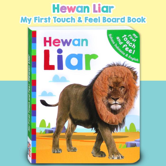 Gambar My First Touch and Feel HEWAN LIAR Board Book - Buku Sensori Bayi [GinukGinuk dari happybunnybooks Kota Administrasi Jakarta Utara Tokopedia