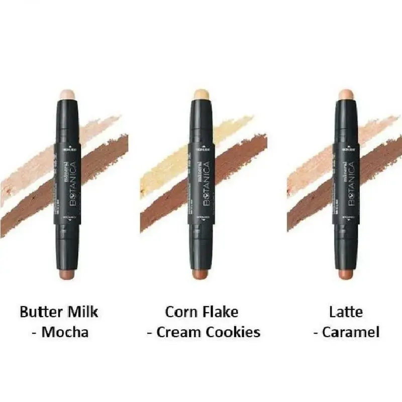 Mineral Botanica Highlight And Contour Rias Wajah Stick 2 In 1 1